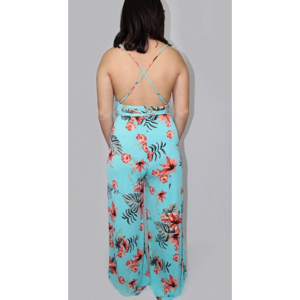 Floral Print Jumpsuit - Picture 5 of 5
